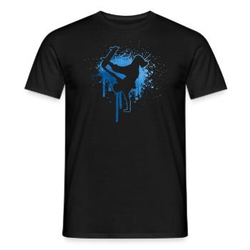 Skateboarders Femmes Skateboarders Patinage masculin - T-shirt homme - noir - Devant - AI Model Male 178 light (178cm)