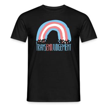Transend-Urteil LGBTQ Transgender-Rechte - Männer T-Shirt - Schwarz - Vorne - AI Model Male 178 light (178cm)