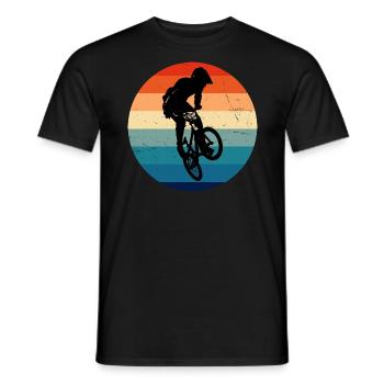 BMX Boys BMX Bike BMX Men's Cycling - Men's T-Shirt - black - Front - AI Model Male 178 light (178cm)