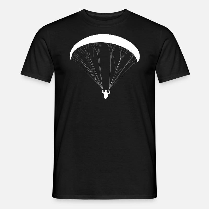 Paraglider Paragleiten Gleitschirm Paragleiter - Männer T-Shirt - Schwarz