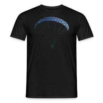 Parapente Parapente Hommes Parapente Parapente - T-shirt homme - noir - Devant - AI Model Male 178 light (178cm)