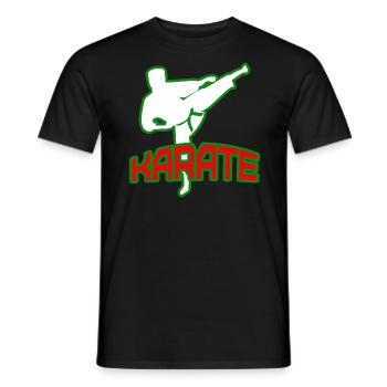Karate Combat Sport - Men's T-Shirt - black - Front - AI Model Male 178 light (178cm)