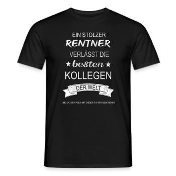 Rente Legende 2023 Pension Ruhestand Geschenk - Männer T-Shirt - Schwarz - Vorne - AI Model Male 178 light (178cm)