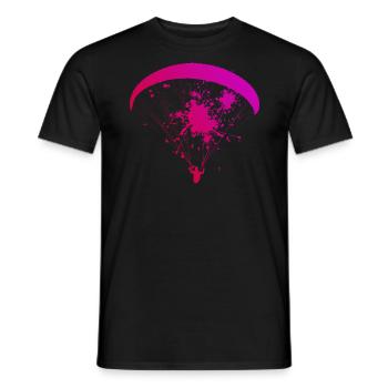 Paraglider Women Paragliding Paraglider Paraglider - Men's T-Shirt - black - Front - AI Model Male 178 light (178cm)