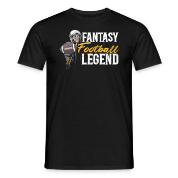 Fantasy Football Legend Auto Draft Sport Lover - T-shirt homme - noir - Devant - AI Model Male 178 light (178cm)