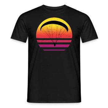 Paragliding Herren Paraglider Paragleiter - Männer T-Shirt - Schwarz - Vorne - AI Model Male 178 light (178cm)