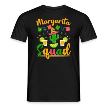 Margarita Squad Boisson alcoolisée Amateur de cocktails - T-shirt homme - noir - Devant - AI Model Male 178 light (178cm)