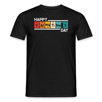Valentinstag Herztag Amor Liebe Beziehung - Männer T-Shirt - Schwarz - Vorne - AI Model Male 178 light (178cm)