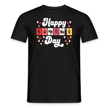 Valentinstag Herztag Amor Liebe Beziehung - Männer T-Shirt - Schwarz - Vorne - AI Model Male 178 light (178cm)