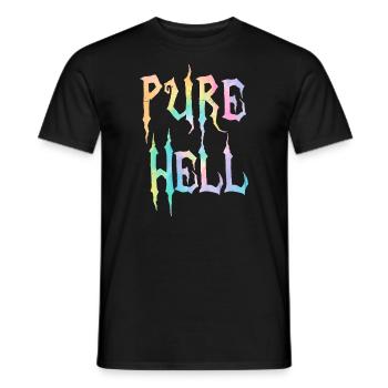 Reine Hölle Nu Goth Okkulte Hexerei Hexe Satanismus - Männer T-Shirt - Schwarz - Vorne - AI Model Male 178 light (178cm)