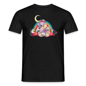 Nu Goth Japanische ästhetische okkulte Hexerei Hexe - Männer T-Shirt - Schwarz - Vorne - AI Model Male 178 light (178cm)
