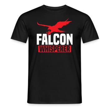 Falknerei Falkenflüsterer Jagdmeister Falkner - Männer T-Shirt - Schwarz - Vorne - AI Model Male 178 light (178cm)