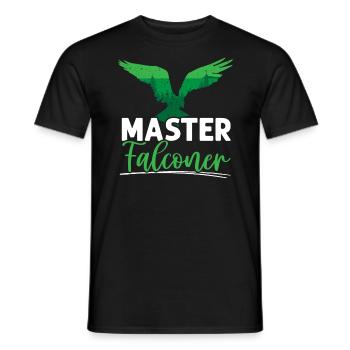 Falknerei Falkenliebhaber Jagdmeister Falkner - Männer T-Shirt - Schwarz - Vorne - AI Model Male 178 light (178cm)
