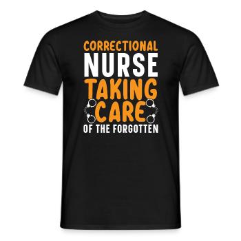 Correctional Nurse Taking Care Of The Forgotten - Men's T-Shirt - black - Front - AI Model Male 178 light (178cm)