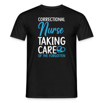Correctional Nurse Taking Care Of The Forgotten - Men's T-Shirt - black - Front - AI Model Male 178 light (178cm)