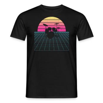 Batteur Hommes Batteur Batteur Sp - T-shirt homme - noir - Devant - AI Model Male 178 light (178cm)