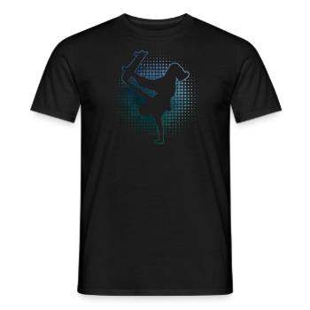 Skateboarder Homme Patinage Skateboard - T-shirt homme - noir - Devant - AI Model Male 178 light (178cm)