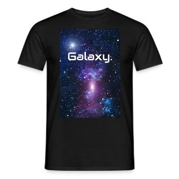 Galaxy Wort Universum Sterne Milchstraße Geschenk - Männer T-Shirt - Schwarz - Vorne - AI Model Male 178 light (178cm)