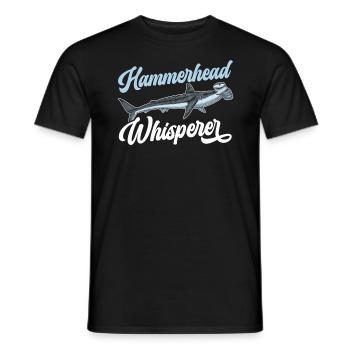 Hammerhead Whisperer Marine Biology Animal - T-shirt homme - noir - Devant - AI Model Male 178 light (178cm)