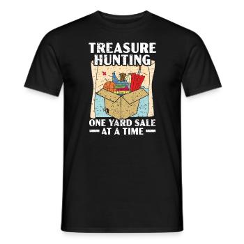 Schatzsuche Ein Yard Verkauf auf einmal sparsam - Männer T-Shirt - Schwarz - Vorne - AI Model Male 178 light (178cm)