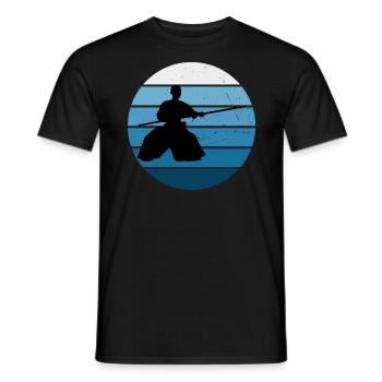 Damen Kampfsport Aikido Aikidoka Herren Martial Ar - Männer T-Shirt - Schwarz - Vorne - AI Model Male 178 light (178cm)