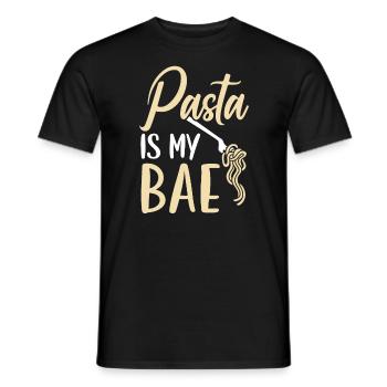 Pasta ist mein italienischer Essensliebhaber Spaghettiesser - Männer T-Shirt - Schwarz - Vorne - AI Model Male 178 light (178cm)