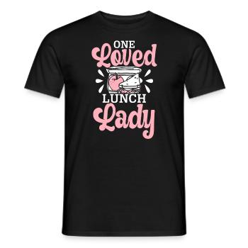 Ein geliebtes Mittagessen Lady Valentinstag Herztag - Männer T-Shirt - Schwarz - Vorne - AI Model Male 178 light (178cm)
