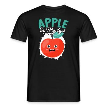 Apple Of My Eye Obstliebhaber Apfelernte - Männer T-Shirt - Schwarz - Vorne - AI Model Male 178 light (178cm)