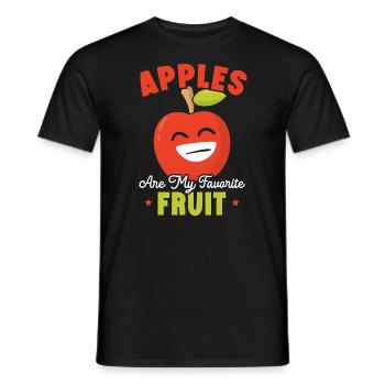 Apple Picking Squad Apple Fruit Lover Apple - Men's T-Shirt - black - Front - AI Model Male 178 light (178cm)