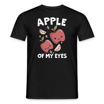 Apple Of My Eye Obstliebhaber Apfelernte - Männer T-Shirt - Schwarz - Vorne - AI Model Male 178 light (178cm)