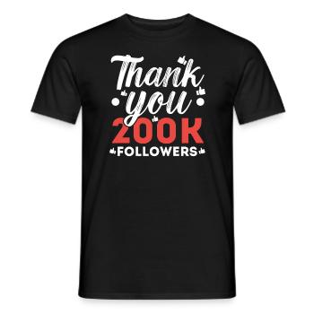 Content Creator Social Media Influencer Vlogger - Männer T-Shirt - Schwarz - Vorne - AI Model Male 178 light (178cm)