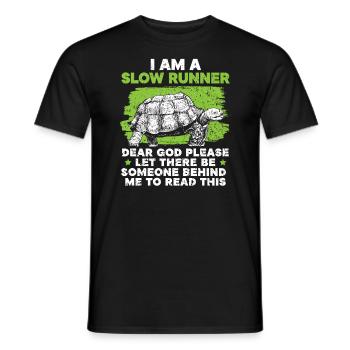 Marine Biologist Turtle Tortoise Marine Biology - Men's T-Shirt - black - Front - AI Model Male 178 light (178cm)