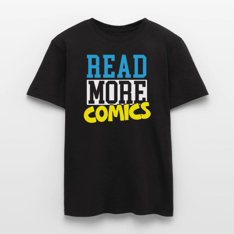 Read More Comics Comic Reader Fictional Characters Men’s T-shirt