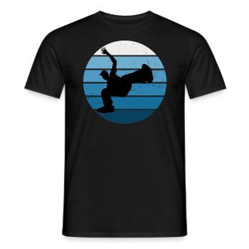 Bboy Hip Hop Herren Bgirl Breakdance Break Dance - Männer T-Shirt - Schwarz - Vorne - AI Model Male 178 light (178cm)