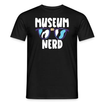 Museum Nerd Museum Lover Museum Kurator - Männer T-Shirt - Schwarz - Vorne - AI Model Male 178 light (178cm)