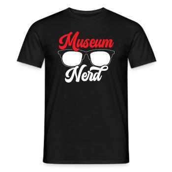 Museum Nerd Museum Lover Museum Kurator - Männer T-Shirt - Schwarz - Vorne - AI Model Male 178 light (178cm)