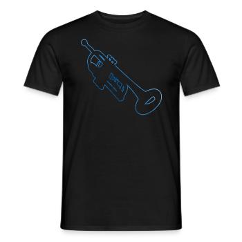 Trompeter Jazz Trompeter Herren Damen Trompete - Männer T-Shirt - Schwarz - Vorne - AI Model Male 178 light (178cm)
