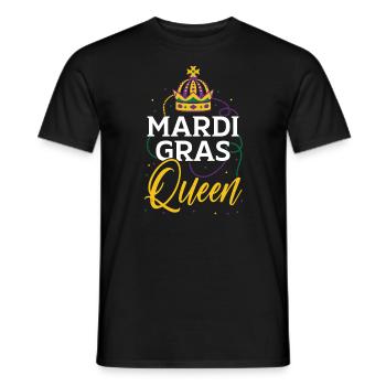 Mardi Gras Queen New Orleans Louisiana Parade - Men's T-Shirt - black - Front - AI Model Male 178 light (178cm)
