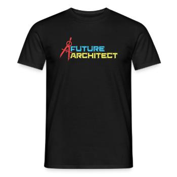 Future Architect Architecture - Men's T-Shirt - black - Front - AI Model Male 178 light (178cm)