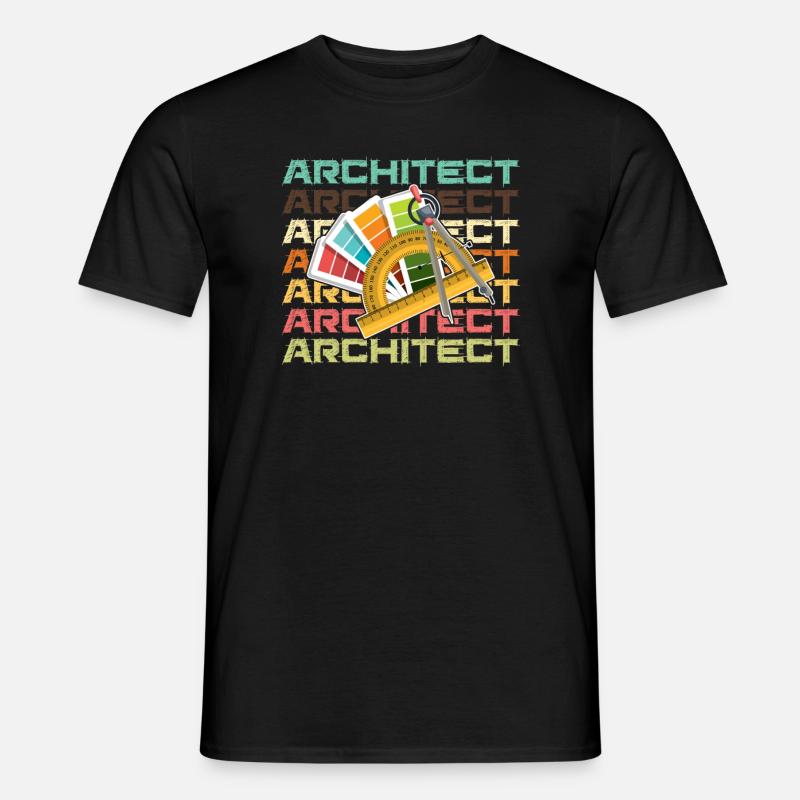 Architecte Architecte Architecture Bâtiment - T-shirt homme - noir