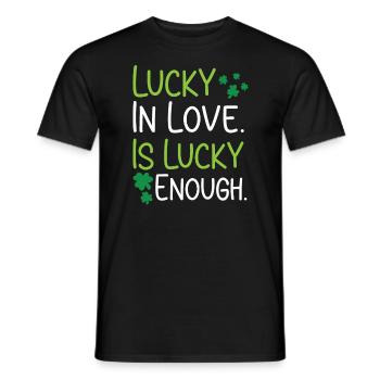 Shenanigan Shamrock St. Patricks Day Irish Pride - Men's T-Shirt - black - Front - AI Model Male 178 light (178cm)