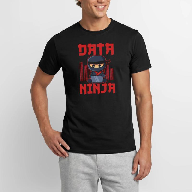 Data Ninja Data Whisperer Data Scientist Men's T-Shirt