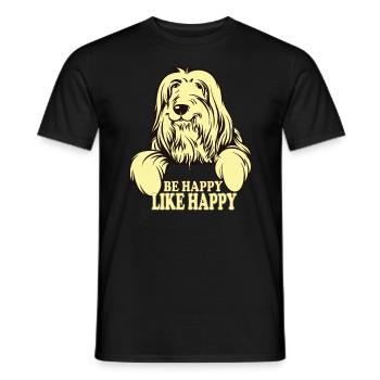 Chiens Favorite People Gift Idea T-shirt - T-shirt homme - noir - Devant - AI Model Male 178 light (178cm)
