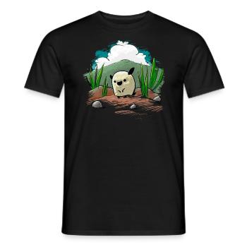 Hamster - T-shirt homme - noir - Devant - AI Model Male 178 light (178cm)