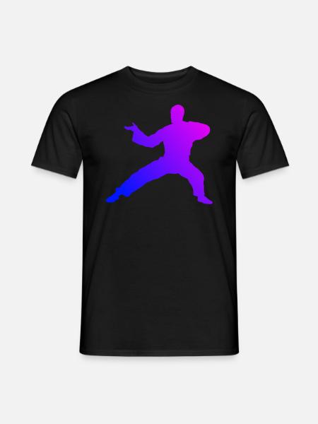 Damen Kungfu Wushu Kampfsport Herren Kung Fu - Männer T-Shirt - Schwarz