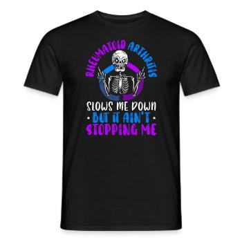 Rheumatoid Arthritis Warrior Autoimmune Disorder - Men's T-Shirt - black - Front - AI Model Male 178 light (178cm)