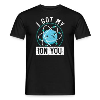 J’ai mon Ion You Science Future Scientist Biologie - T-shirt homme - noir - Devant - AI Model Male 178 light (178cm)