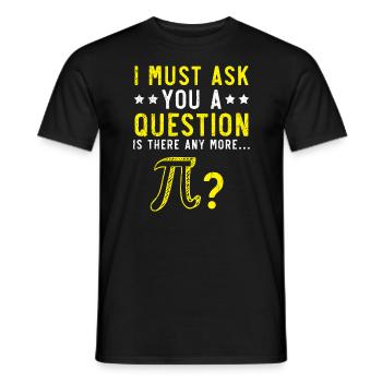 Professeur de mathématiques Math Professeur de Mathématicien Pi Day - T-shirt homme - noir - Devant - AI Model Male 178 light (178cm)