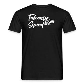 Falconry Squad Falconer Bird Ornithology Falcon - Men's T-Shirt - black - Front - AI Model Male 178 light (178cm)