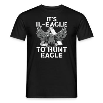 Vogelliebhaber Tier Ornithologie Adlerflüsterer - Männer T-Shirt - Schwarz - Vorne - AI Model Male 178 light (178cm)